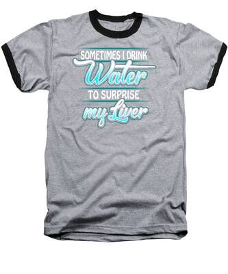Drinking Water Baseball T-Shirts