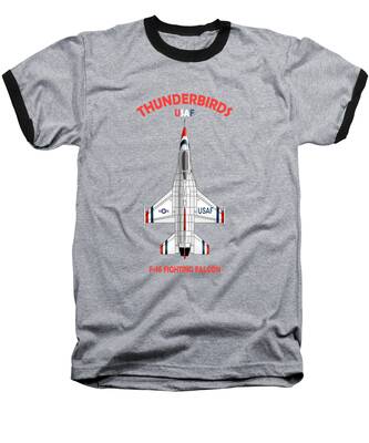 United States Air Force Thunderbirds Baseball T-Shirts