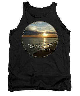 Your Word Is A Lamp To My Feet And A Light For My Path Tank Tops