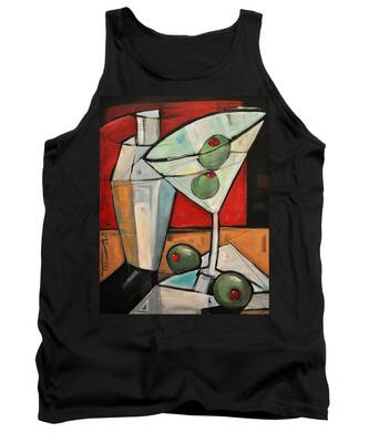 Abstract Food and Beverage Tank Tops
