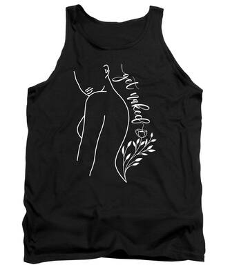 Black And White Nude Tank Tops