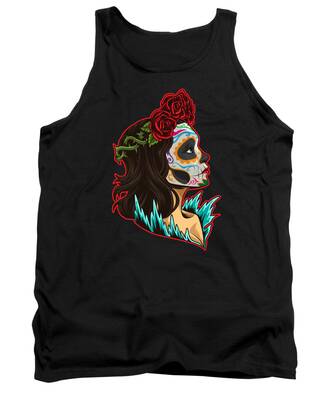 Day Of The Dead Tank Tops