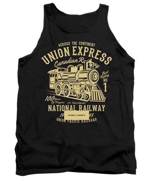 Vintage Train Tank Tops