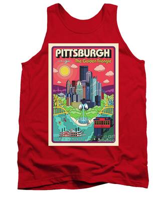 Point State Park Pittsburgh Tank Tops