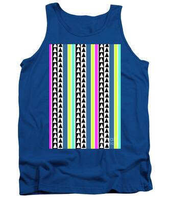 Tree Bursting With Colors Tank Tops