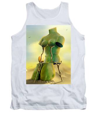 Wooden Crutches Tank Tops