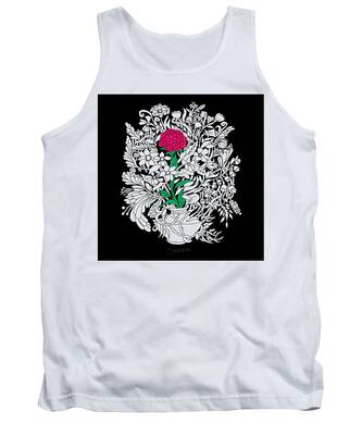 Still Life With Flowers Tank Tops