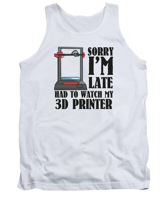 3d Graphic Tank Tops