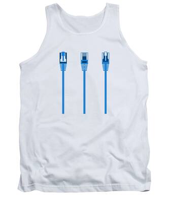 Telephone Wires Tank Tops