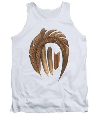 Pheasant Feathers Tank Tops