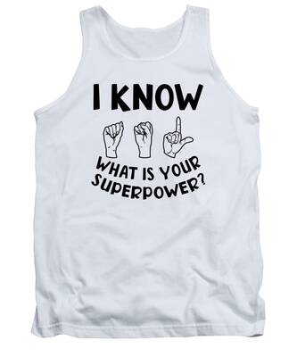Hearing Impaired Tank Tops