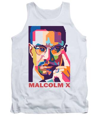 Malcolm X Tank Tops