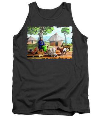 Traditional Buildings Tank Tops