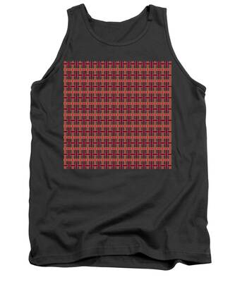 Textured With Geometric Designs Tank Tops