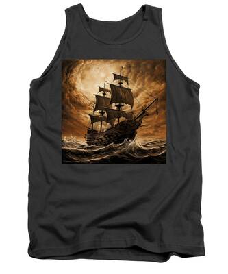 Pirates Of The Carribean Tank Tops