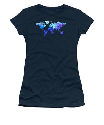 Panoramic Map Women's T-Shirts
