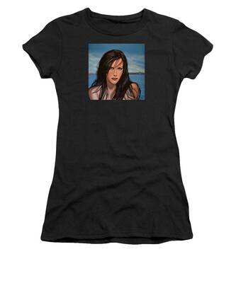 Liv Tyler Paintings Women's T-Shirts