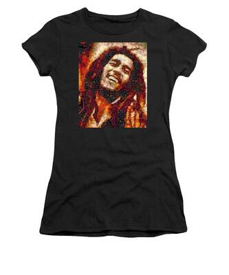  Digital Art - Bob Marley Vegged Out by Catherine Lott