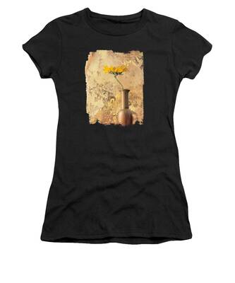 Golden Bloom Women's T-Shirts