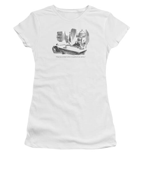I Keep My Core Beliefs Written On My Palm Women's T-Shirt