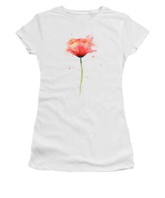 Red Poppy Women's T-Shirts