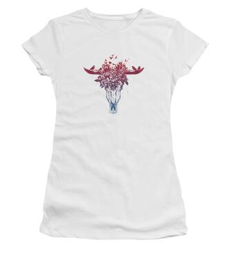 Bull Skull Women's T-Shirts