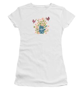 Peach Flower Women's T-Shirts