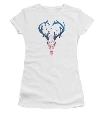 Deer Skull Women's T-Shirts