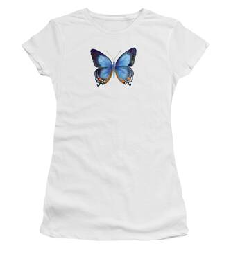 Orange Butterfly Women's T-Shirts