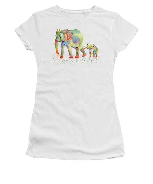 Elephant Family Women's T-Shirts