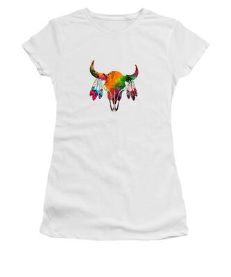 Buffalo Skull Women's T-Shirts