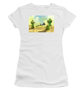 Bust With Crutches Women's T-Shirts