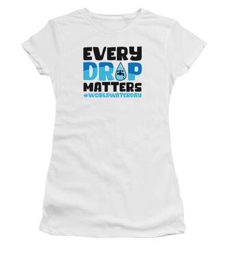 Water Drops Women's T-Shirts