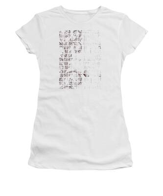 Checkered Pattern Women's T-Shirts