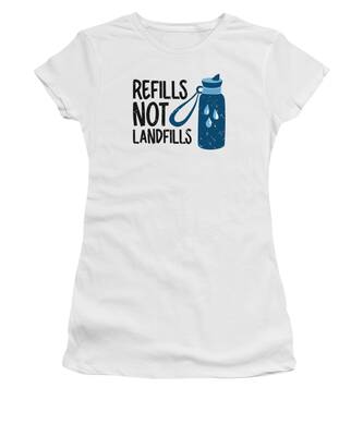 Water Bottles Women's T-Shirts