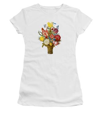 Vase With Flowers Women's T-Shirts