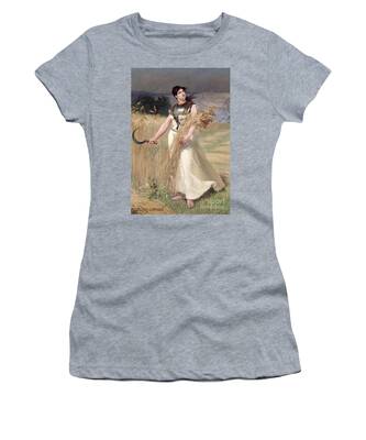 Blade Of Grass Paintings Women's T-Shirts