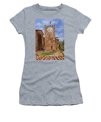 Clay Tile Roof Women's T-Shirts