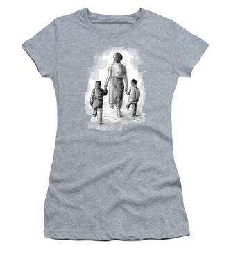 Watercolor Pen And Ink Women's T-Shirts