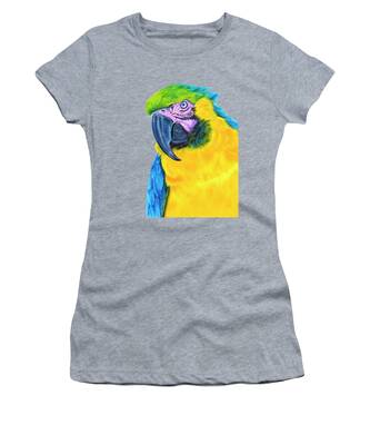 Blue And Gold Macaw Women's T-Shirts