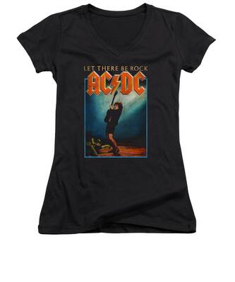 Rock Music Women's V-Neck T-Shirts