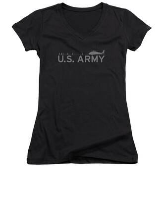 Military Women's V-Neck T-Shirts