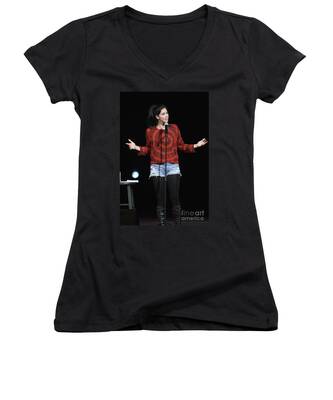 Sarah Silverman Women's V-Neck T-Shirts