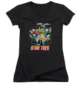 Starship Women's V-Neck T-Shirts