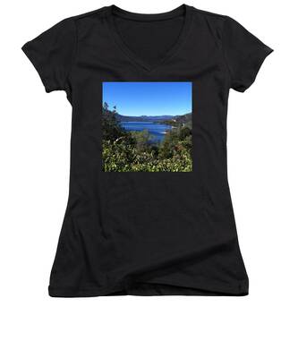 Fall Landscape Women's V-Neck T-Shirts