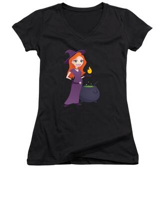 Witchcraft Women's V-Neck T-Shirts