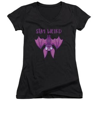 Bat Women's V-Neck T-Shirts