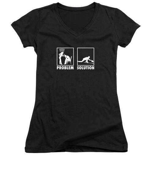 Winter Sports Women's V-Neck T-Shirts