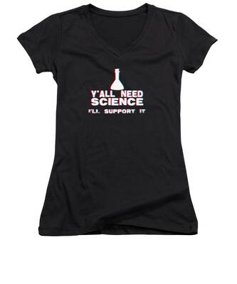 Science Teacher Women's V-Neck T-Shirts
