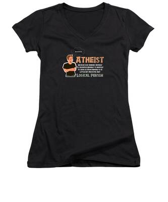 Intelligent Women's V-Neck T-Shirts